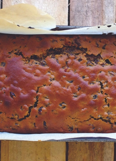 Bara Brith in einer Dose.