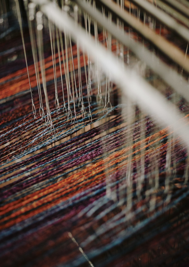 Cerca de la máquina en Melin Tregwynt