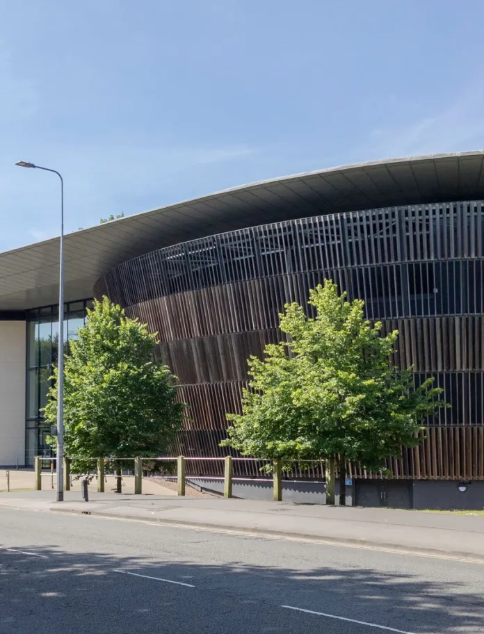 View of the university's exterior