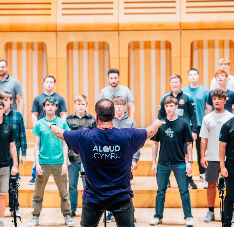 A group of male singers.