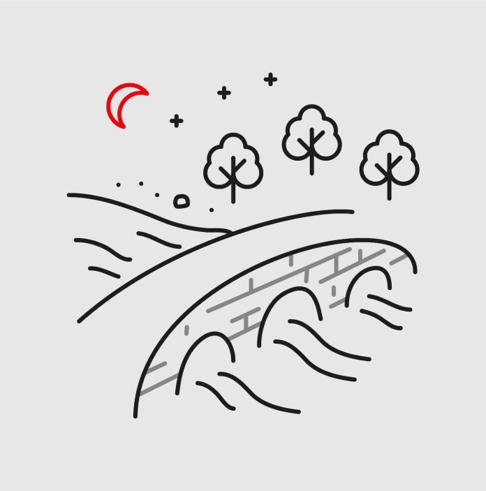 Illustration of a bridge