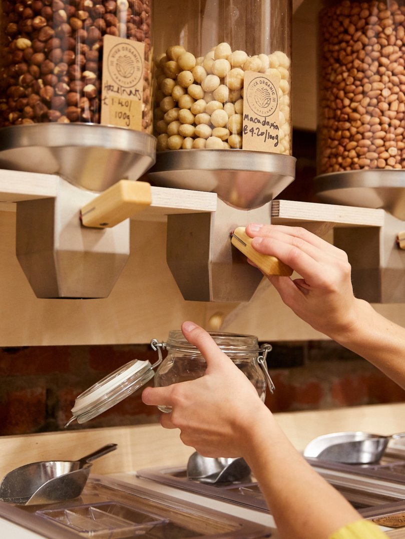 Zero waste dispensing machines