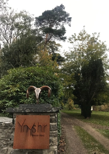 The entrance to the restaurant.