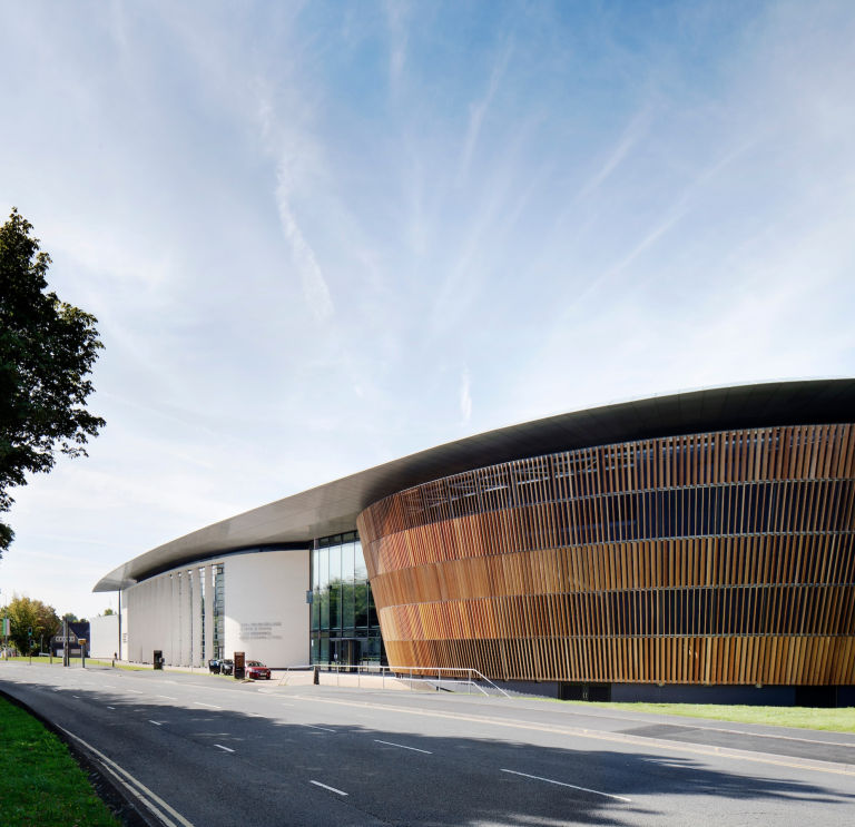View of the Royal Welsh College of Music and Drama from North Road, Cardiff