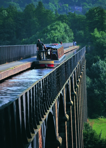 Pontcysyllte Aqueduct, Nordwales.