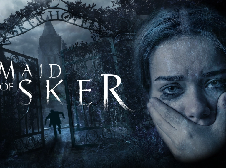 Poster für neues Videospiel namens Maid of Sker