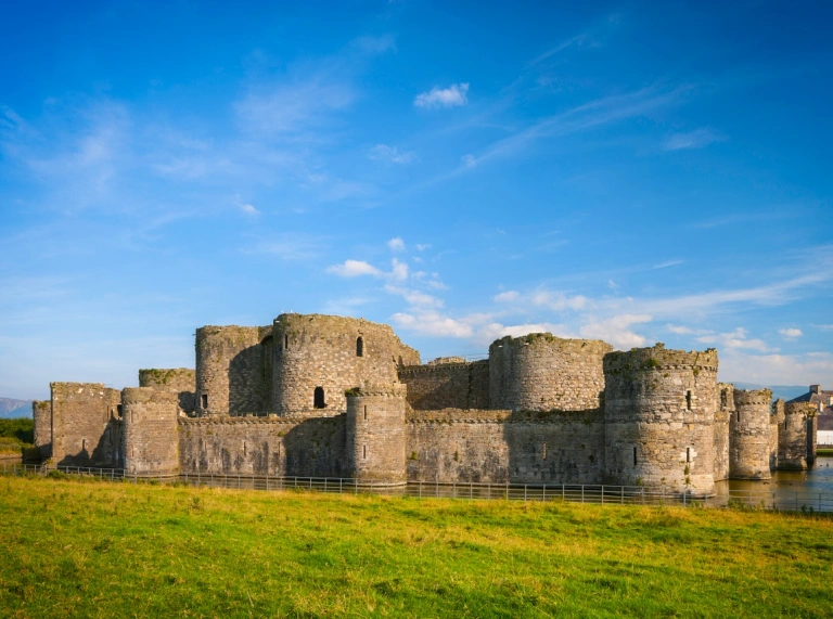 External view of a large old castle