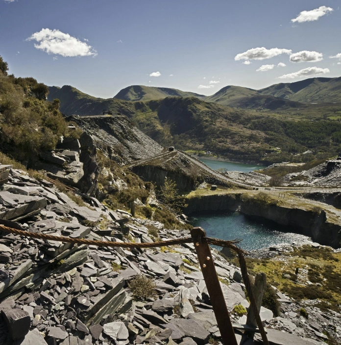 National Slate Museum, Llanberis, Nordwales.