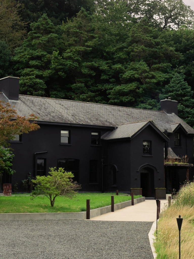 A view of the exterior of the building.