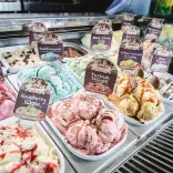 Ice cream in a freezer