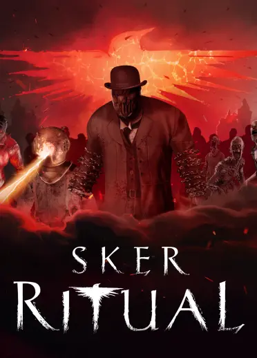 Ein Poster für das Videospiel namens Sker Ritual