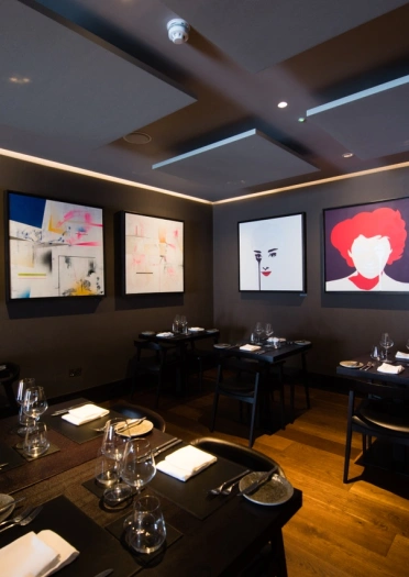 Interior shot of Twr-y-Felin Hotel, St Davids, Pembrokeshire.