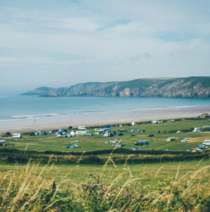 Beach and coastline at Newgale, Pembrokeshire Coast National Park
