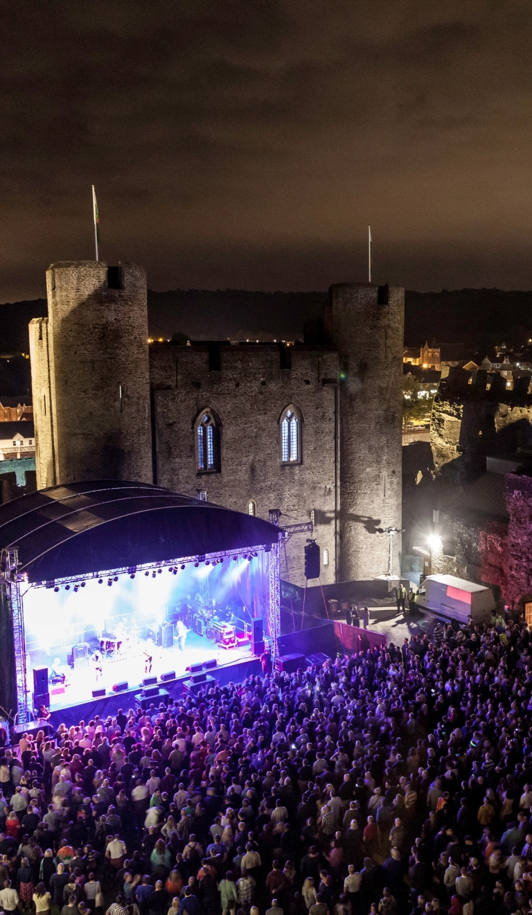 Ocean Colour Scene concert at Caerphilly Castle.