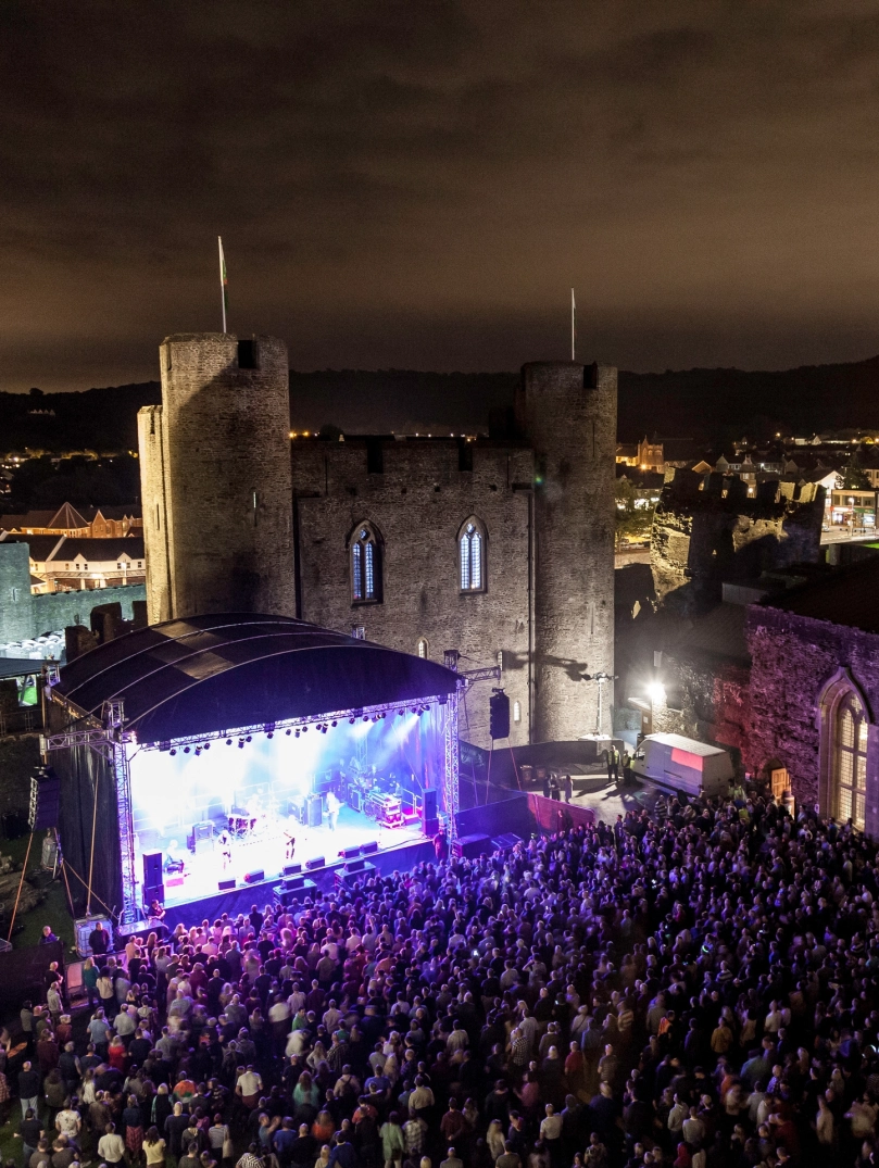 Ocean Colour Scene concert at Caerphilly Castle.