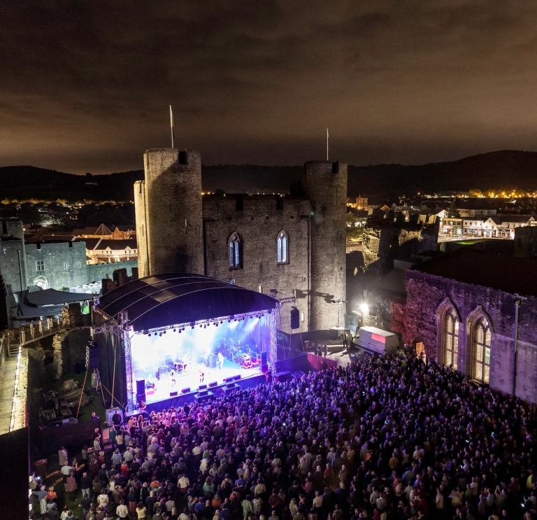 Ocean Colour Scene concert at Caerphilly Castle.