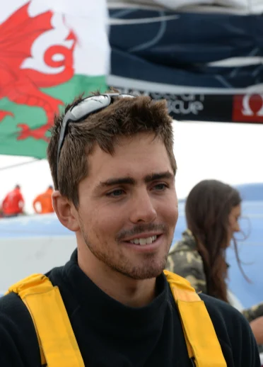 L'arrivée de Bleddyn mon dans la baie de Cardiff, Volvo Ocean Race