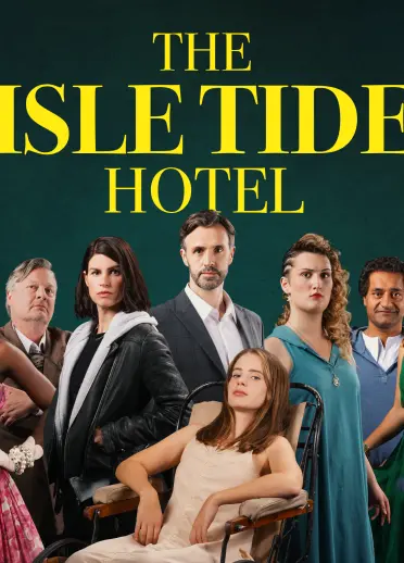 Ein Poster für das Videospiel namens The Isle Tide Hotel