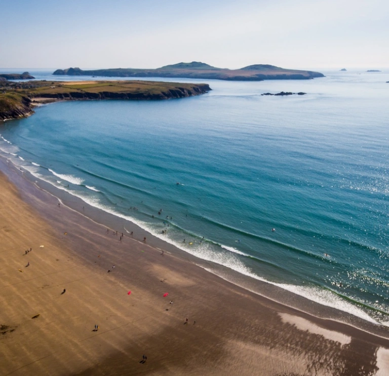 View across Whitesands Bay, Pembrokeshire Coast National Park.