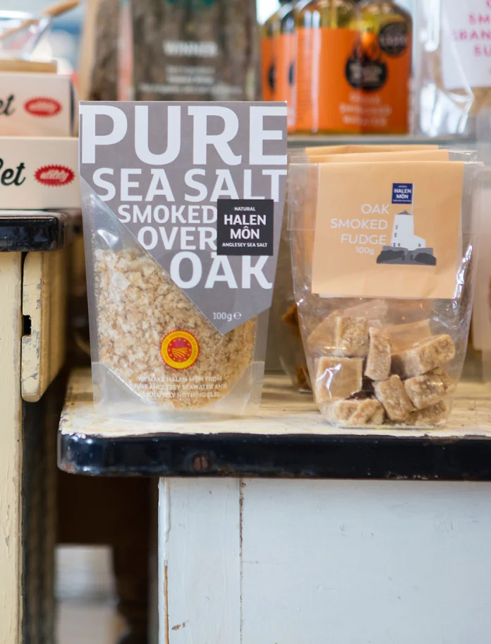 Halen Môn produits de boutique cadeaux