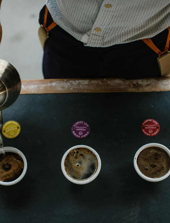 Product testing coffee